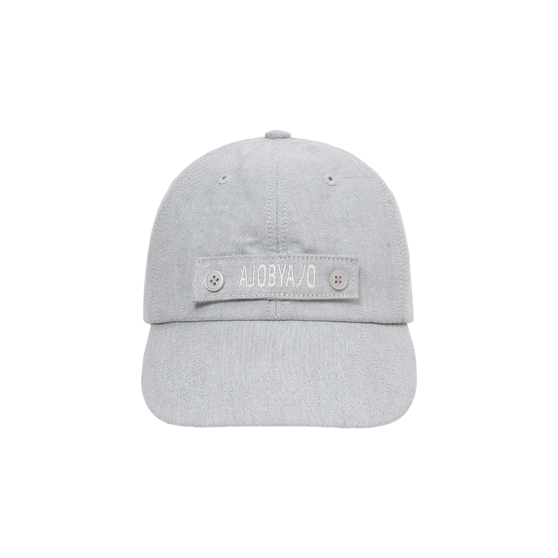 【AJO AJOBYAJO】24SS★ Logo Oxford Cap 아조바이아조 로고 옥스포드 캡 라이트 그레이 | AJOBYAJO | KREAM