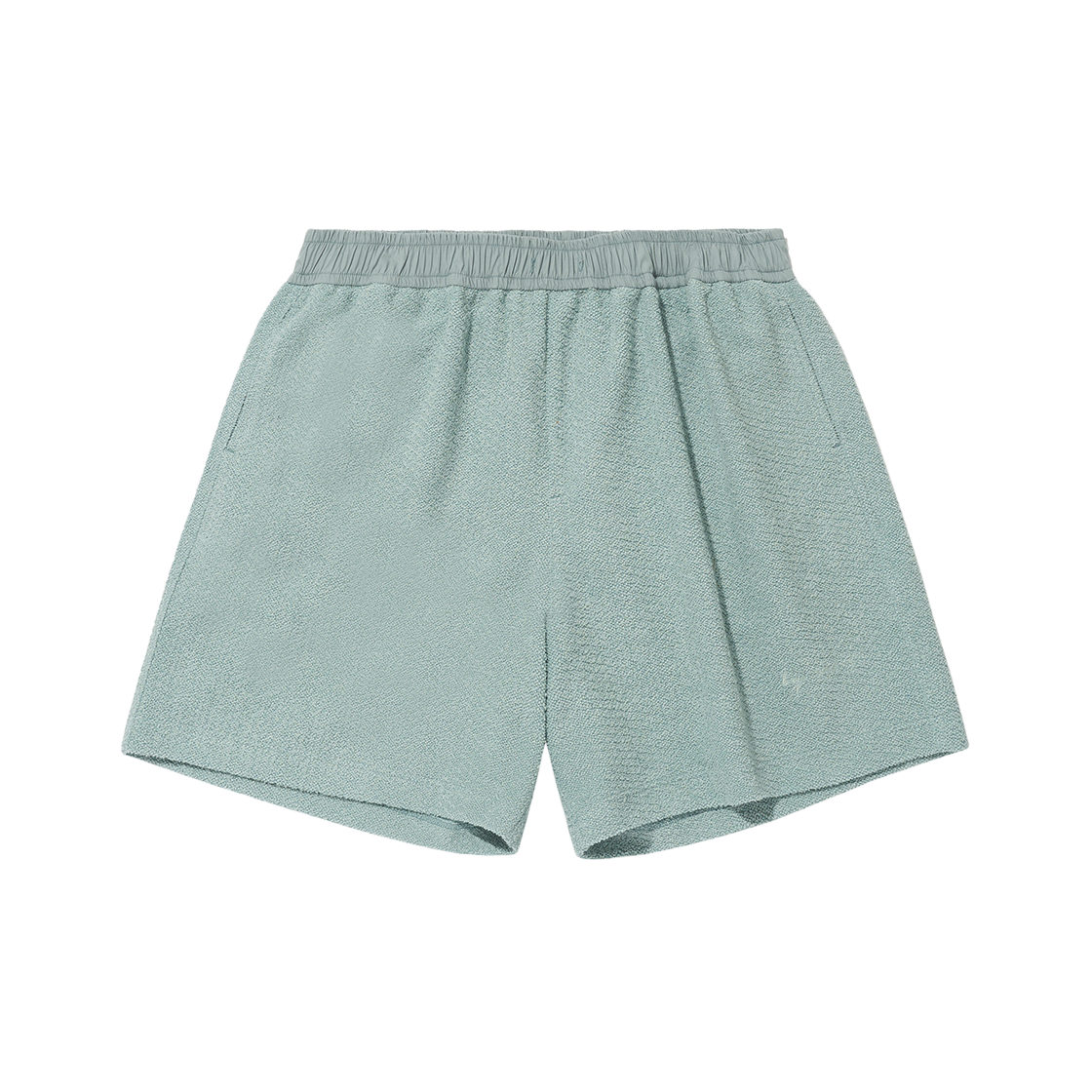 BR003CTS0001C03 BY RANG Cotton Terry Shorts Mint