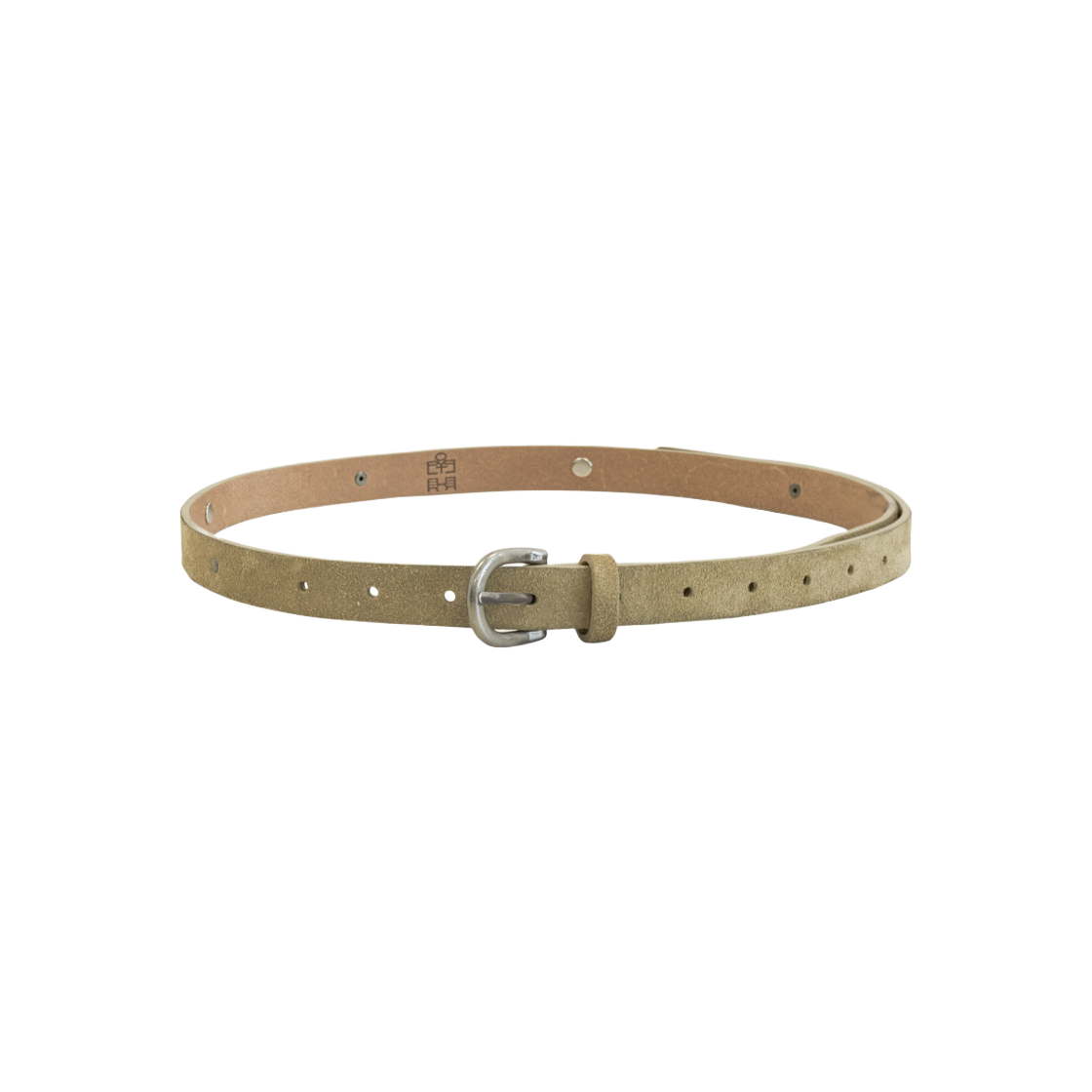 폴리테루 스웨이드 벨트 베이지 002 젬스톤(Polyteru Suede Belt Beige 002 Gemstone)