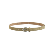 Polyteru Suede Belt Beige 002 Gemstone