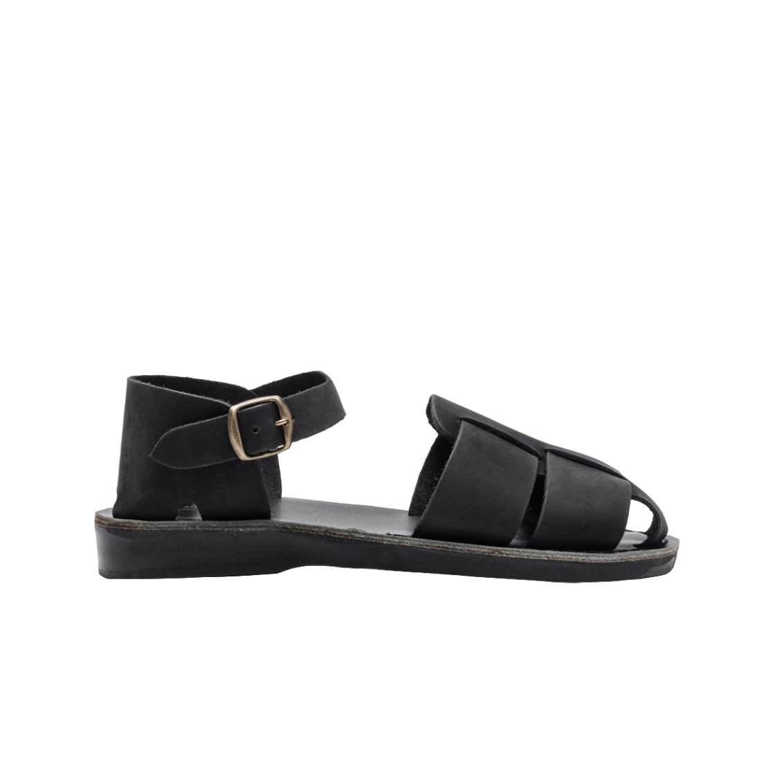 예루살렘 샌들 1070 젬마 샌들 누벅 블랙
