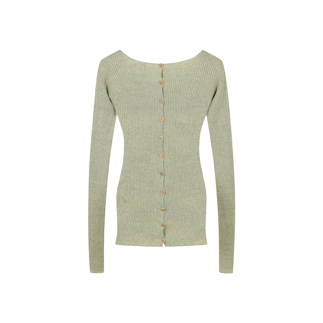 베이스레인지 우먼 단데 롱 슬리브 그린 - 24FW(Baserange Women Dande Long Sleeve Green - 24FW)