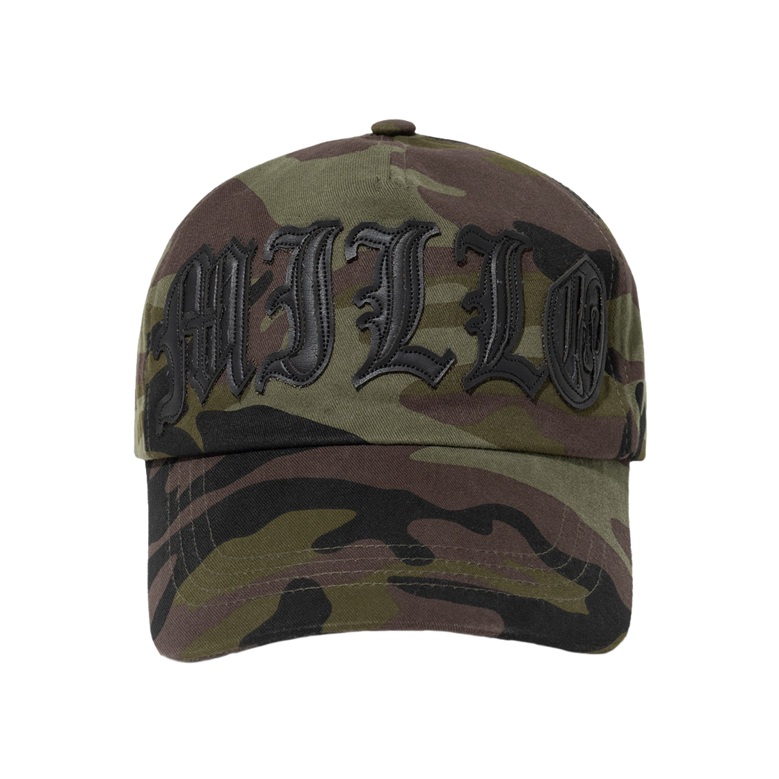 밀로 아카이브 머키 레터 볼 캡 카모 그린(Millo Archive Mucky Letter Ball Cap Camo Green)