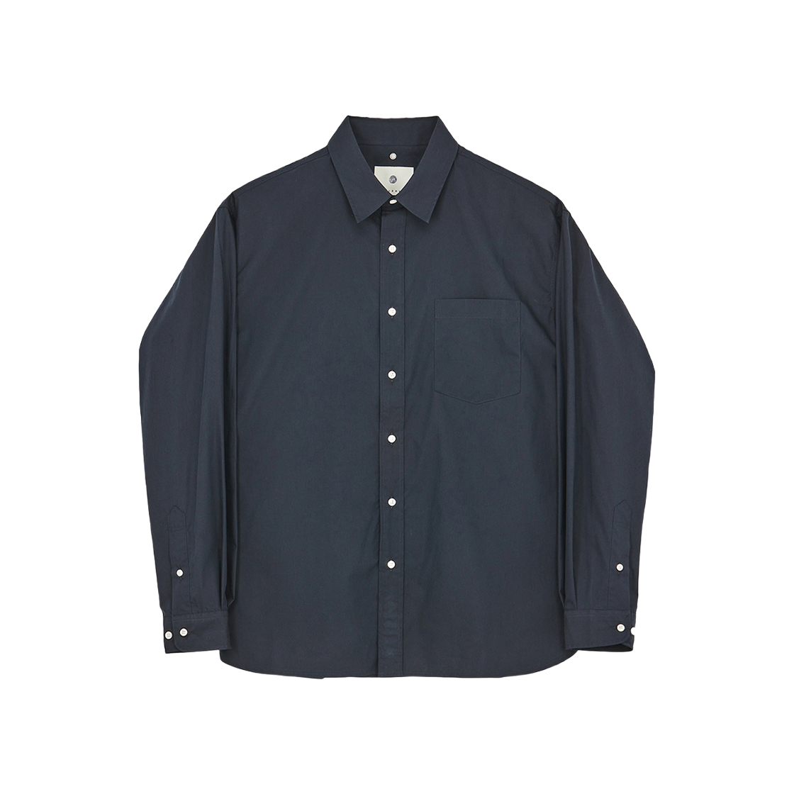 WM2DSSH01NAVY Woodman Typewriter Bio Relaxed Shitrs Navy