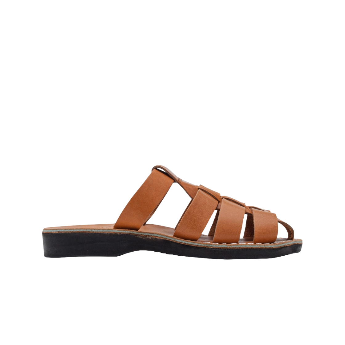 JS-1063-TAN Jerusalem Sandals No.1063 Michael Slide Tan