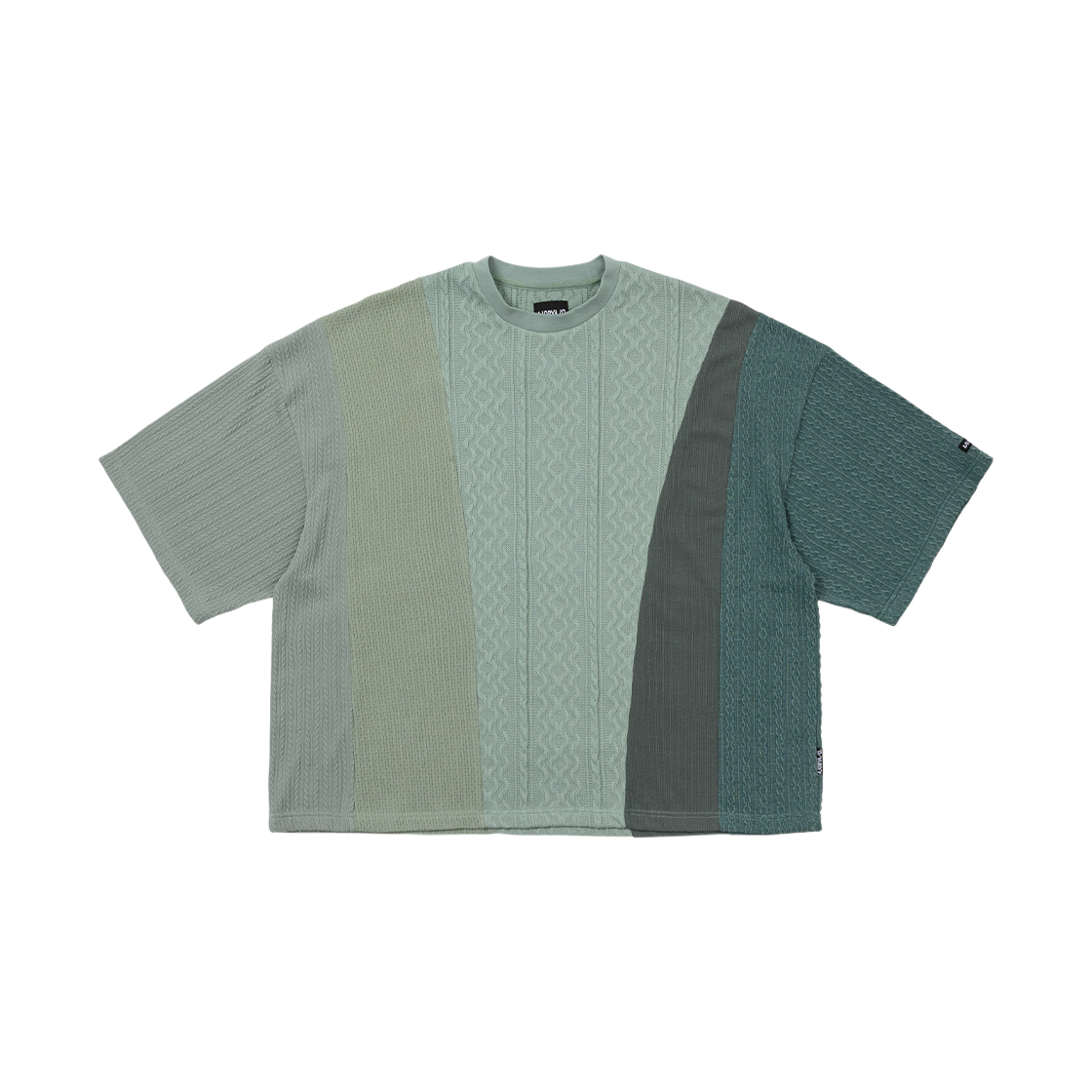 아조바이아조 니트 믹스드 와이드 탑 민트