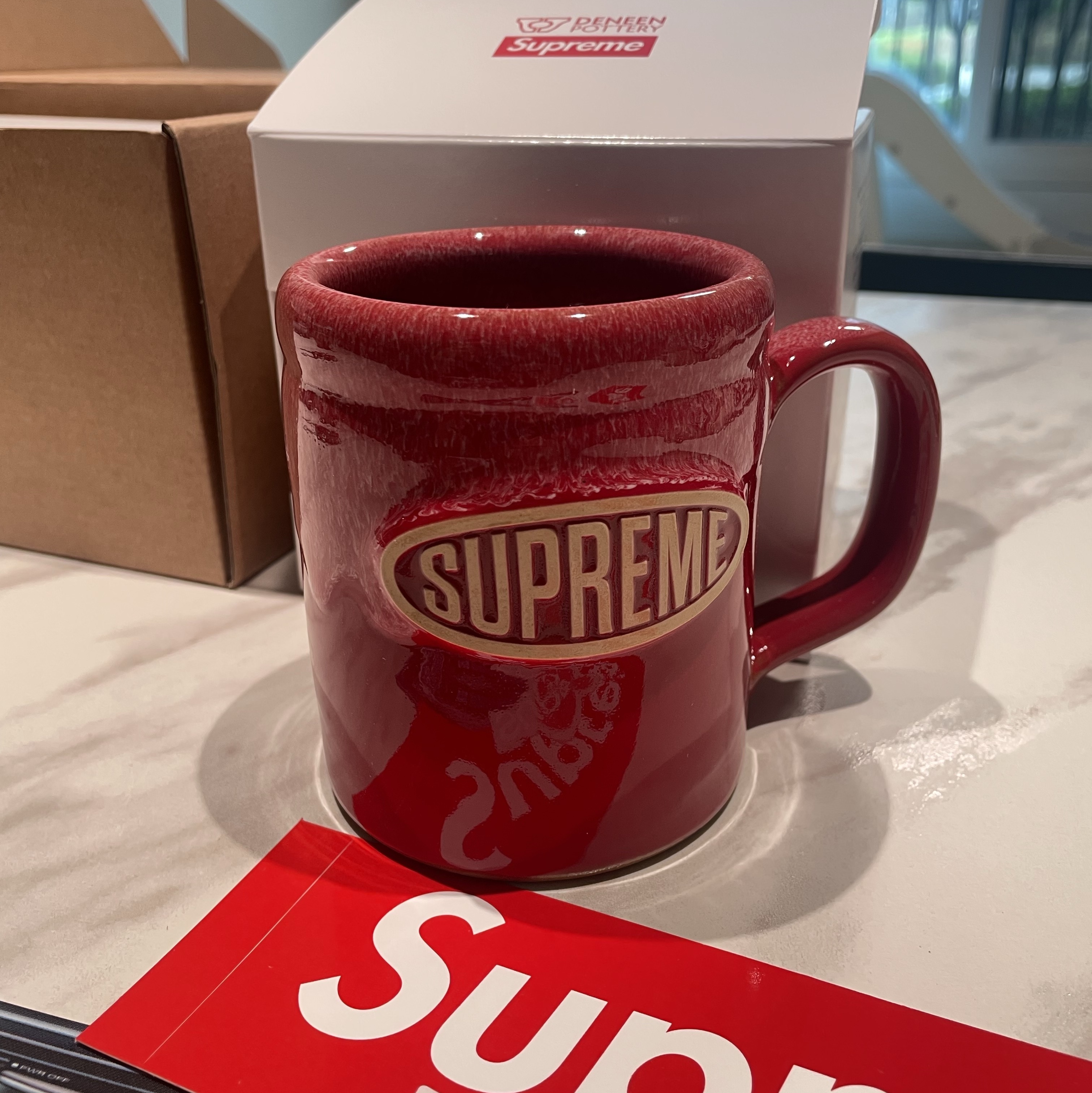 Supreme®/Deneen Camper Mug Supreme®/ Deneen Camper Mug Handmade 14 oz. stoneware mug with