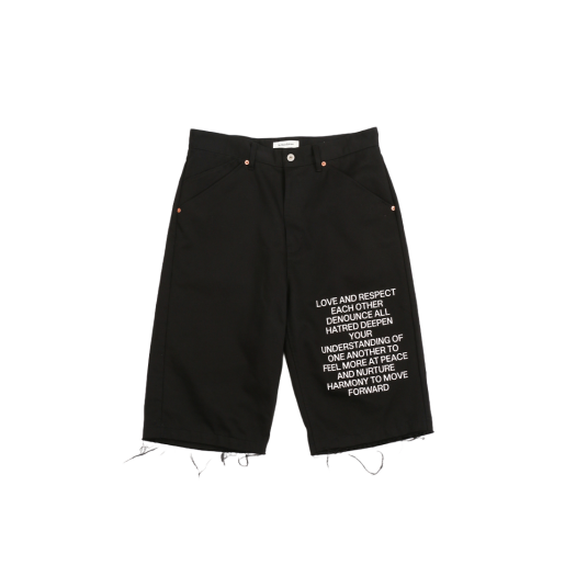 SE24SPT06BK Surface Edition Typo Shorts Black