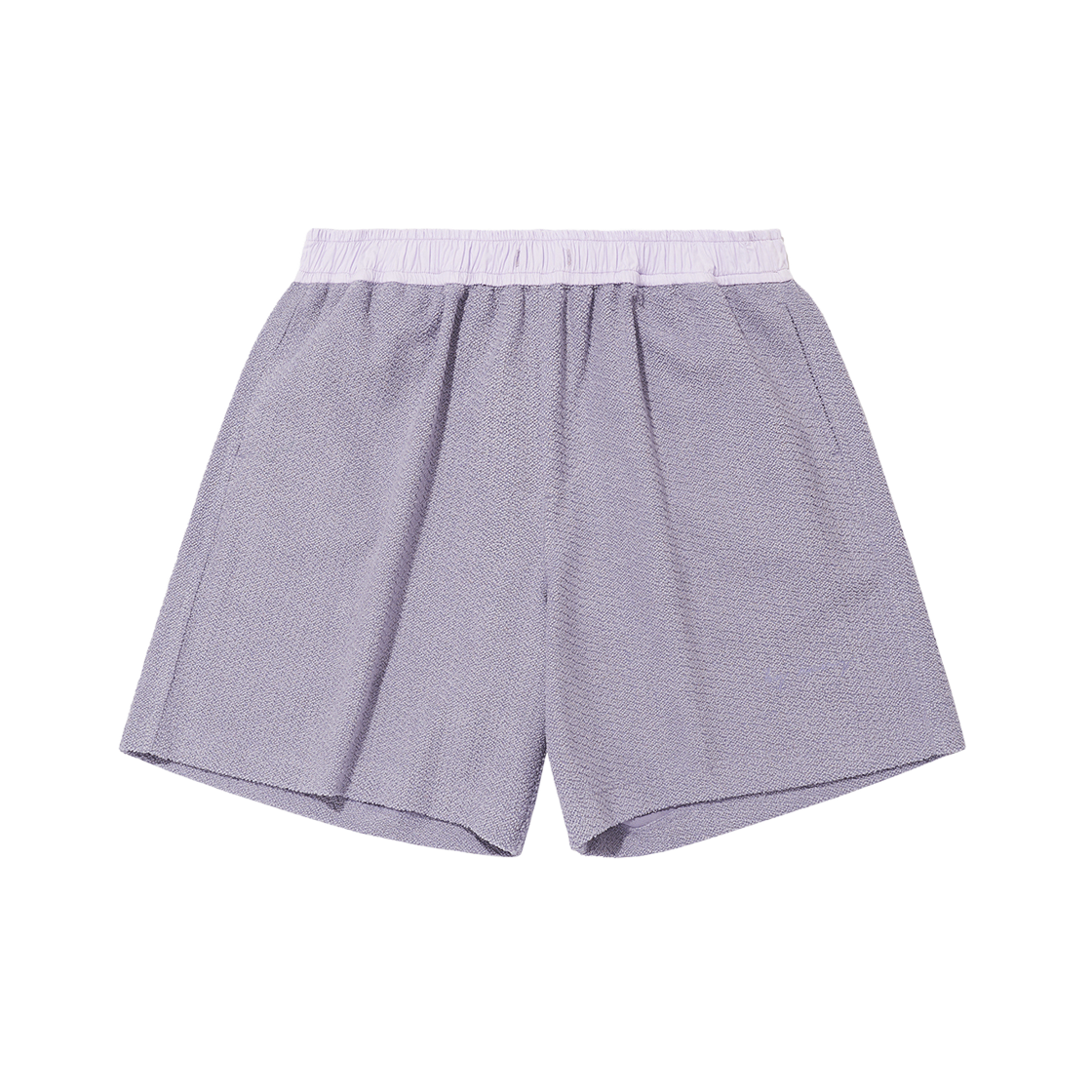 BR003CTS0001C05 BY RANG Cotton Terry Shorts Light Purple