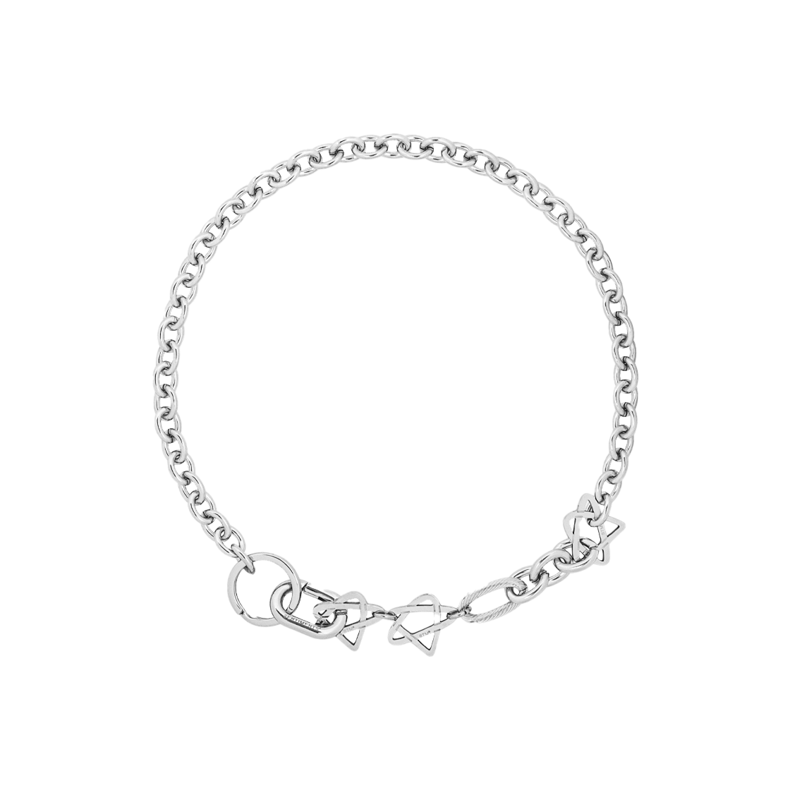 [KREAM 단독] 센티멍 넘버 365 네클리스 키체인 실버