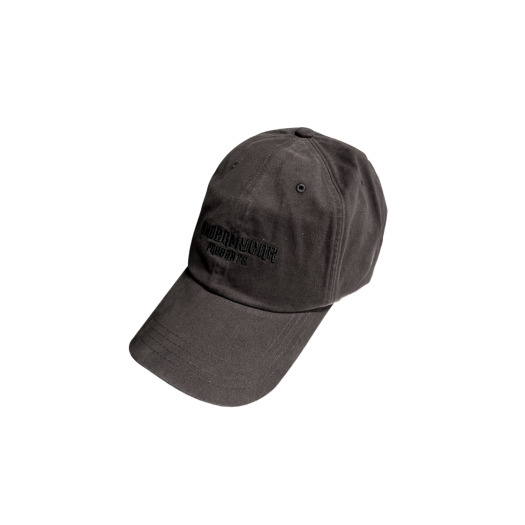 UMCM23GBF Undermycar Mu.23 Antil Fxxking Logo Play Pigment Washed Ball Cap Pigment Gray / Black