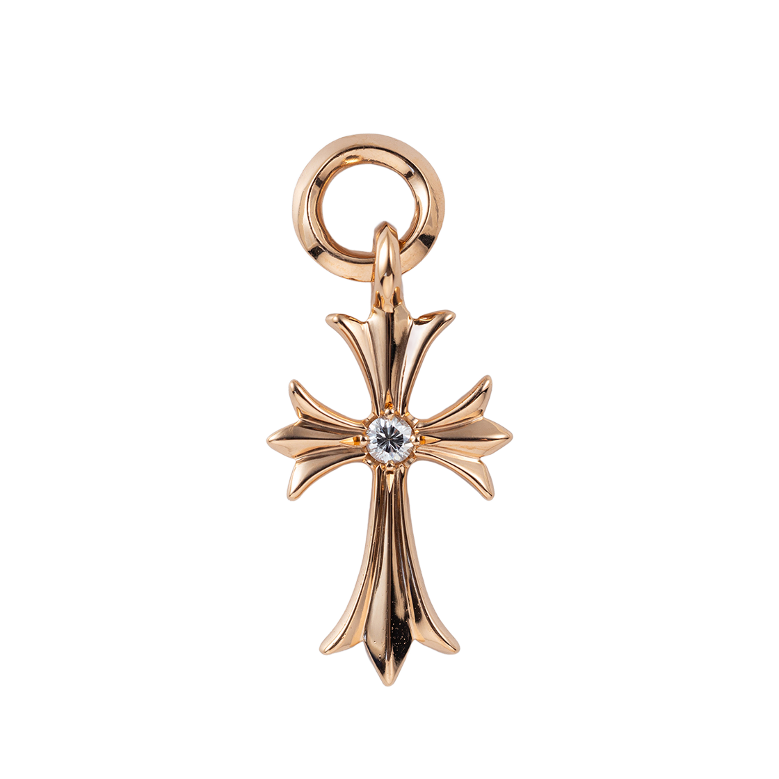 130 222 100 Hansroom Chrome Hearts 22K Tiny Cross Charm Dia