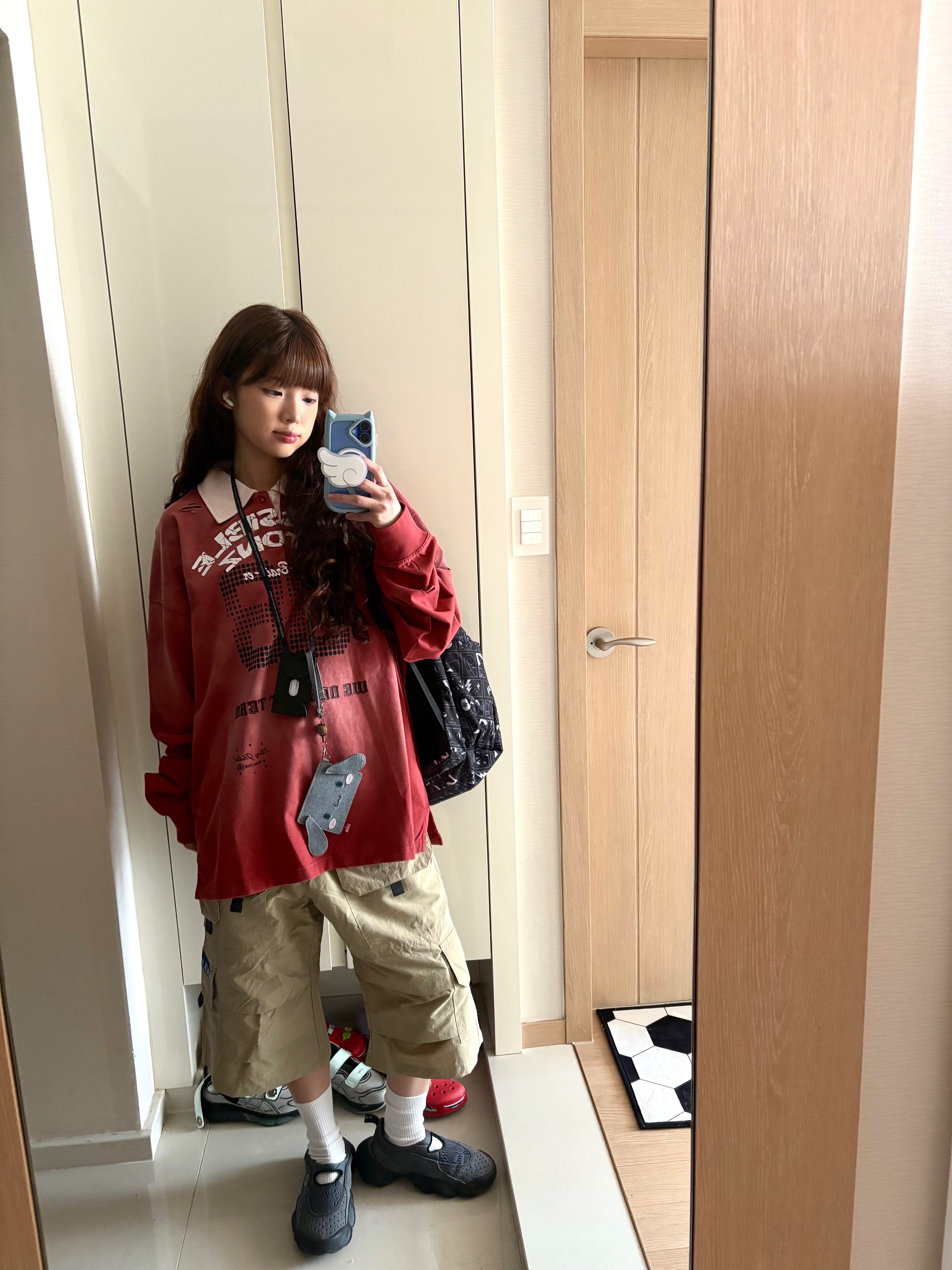 Oakley Factory Team x Brain Dead Flesh Sandal Asphalt 착용 스타일