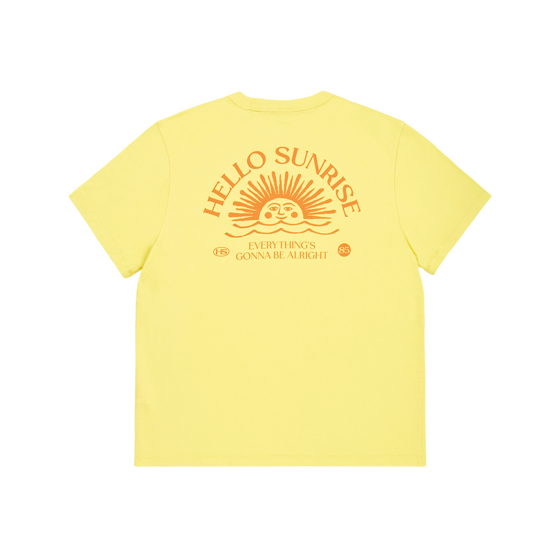 HS42SS001LM Hello Sunrise Mini OG Logo Tee Lemon - 대표 이미지 #1