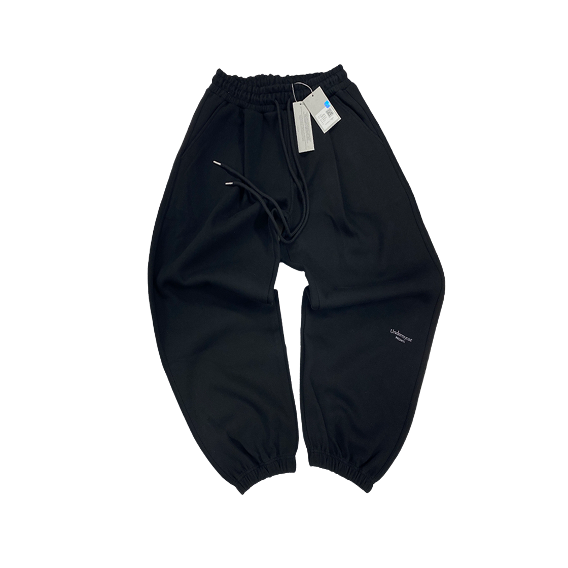 23SSUMCM3BK Undermycar Mu.03 Antil Fxxking Logo Play Oversized Sweat Jogger Black - 대표 이미지 #1