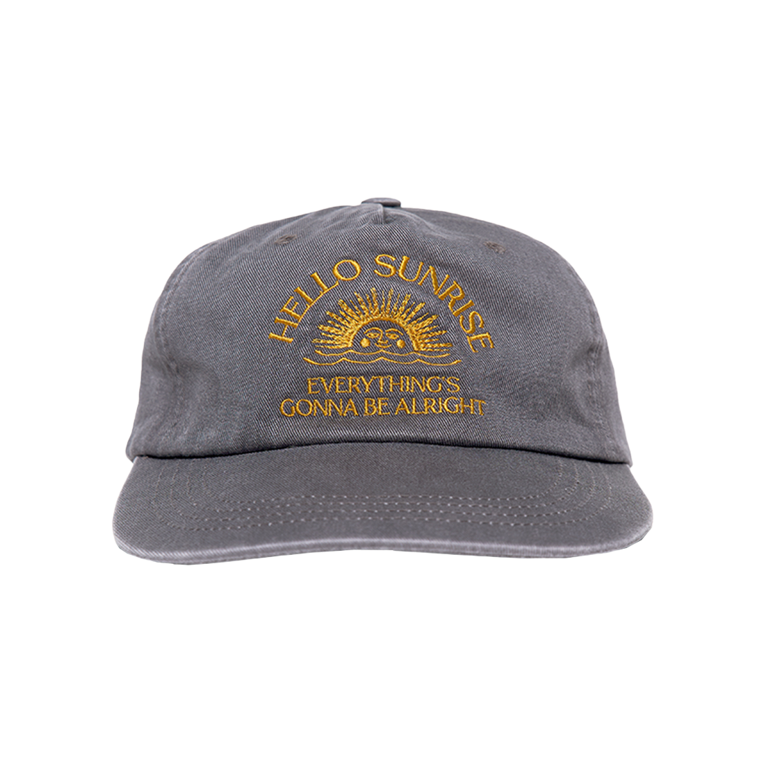 ★Hello Sunrise★ Palm Tree Logo 6Panel Cap_Beige HELLO SUNRISE＞ パーム ツリー ワッペン 6パネル キャップ