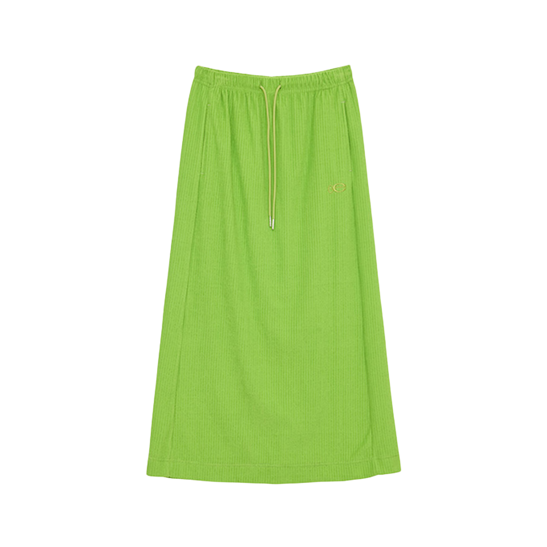 【ENZO BLUES】Stripe Terry Long Skirt MUSINSA公式 | ENZO BLUES Striped Terry Long Skirt (Black)