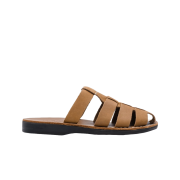 Jerusalem Sandals X Mfg No.1063 Michael Slide Tan Nubuck