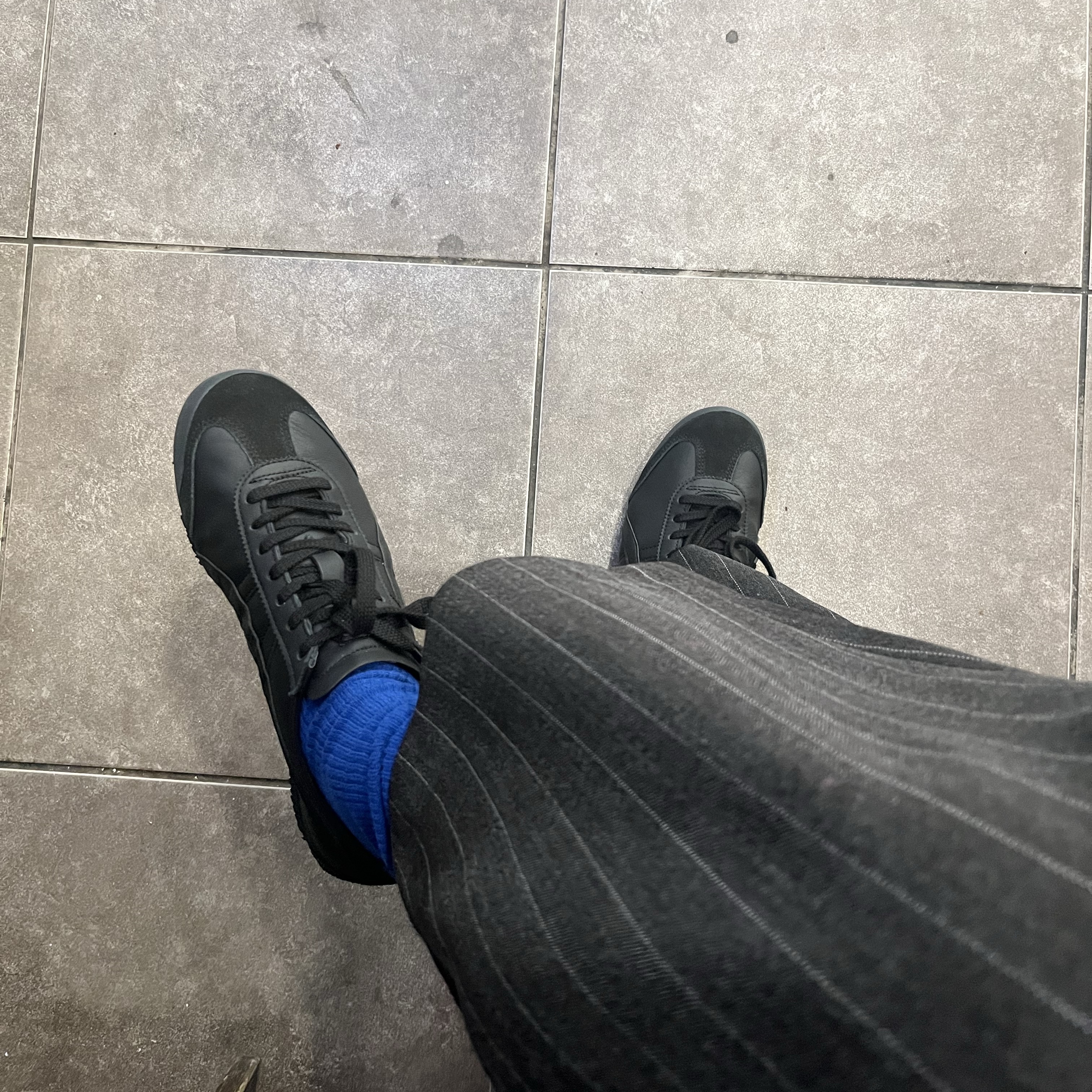 Onitsuka Tiger Mexico 66 Black, noun Wide Tapered Pants Stripe Charcoal 착용 스타일