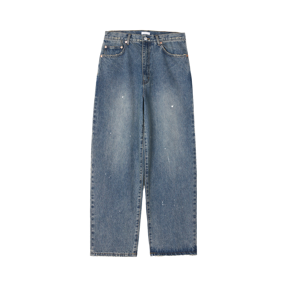 플래그스터프 페이드 배기 데님 팬츠 인디고 - 25SS(Flagstuff Fade Baggie Denim Pants Indigo - 25SS)