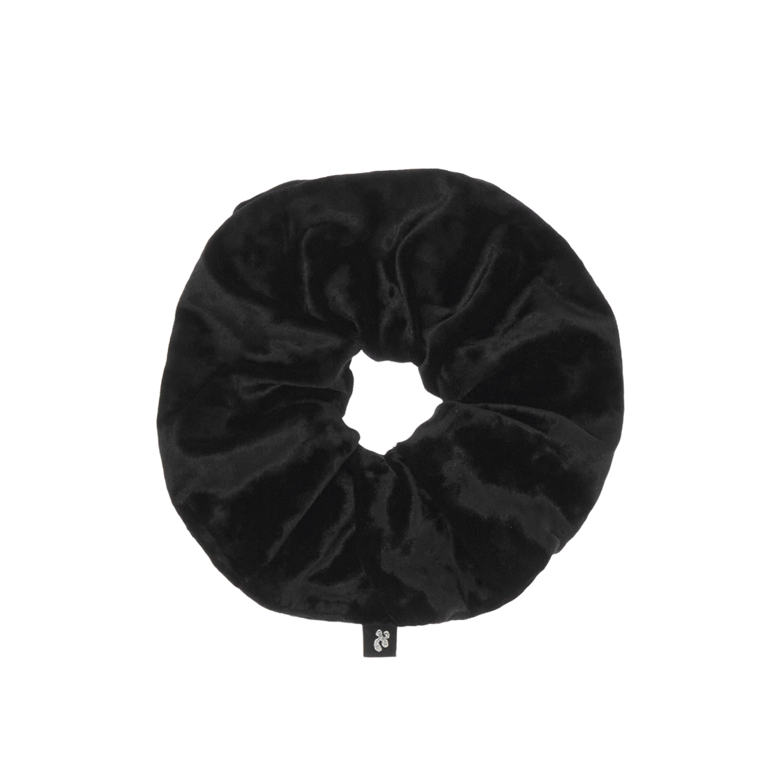 지지지 벨벳 스크런치 블랙