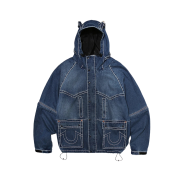 True Religion x Fetch Separate Hooded Jacket Indigo