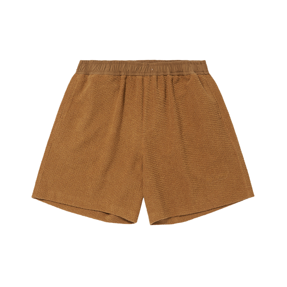 BR003CTS0001C07 BY RANG Cotton Terry Shorts Amber