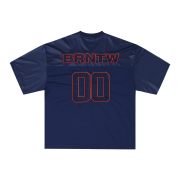 BORN TO WIN Number 00 Rugby Jersey T-Shirts Navy