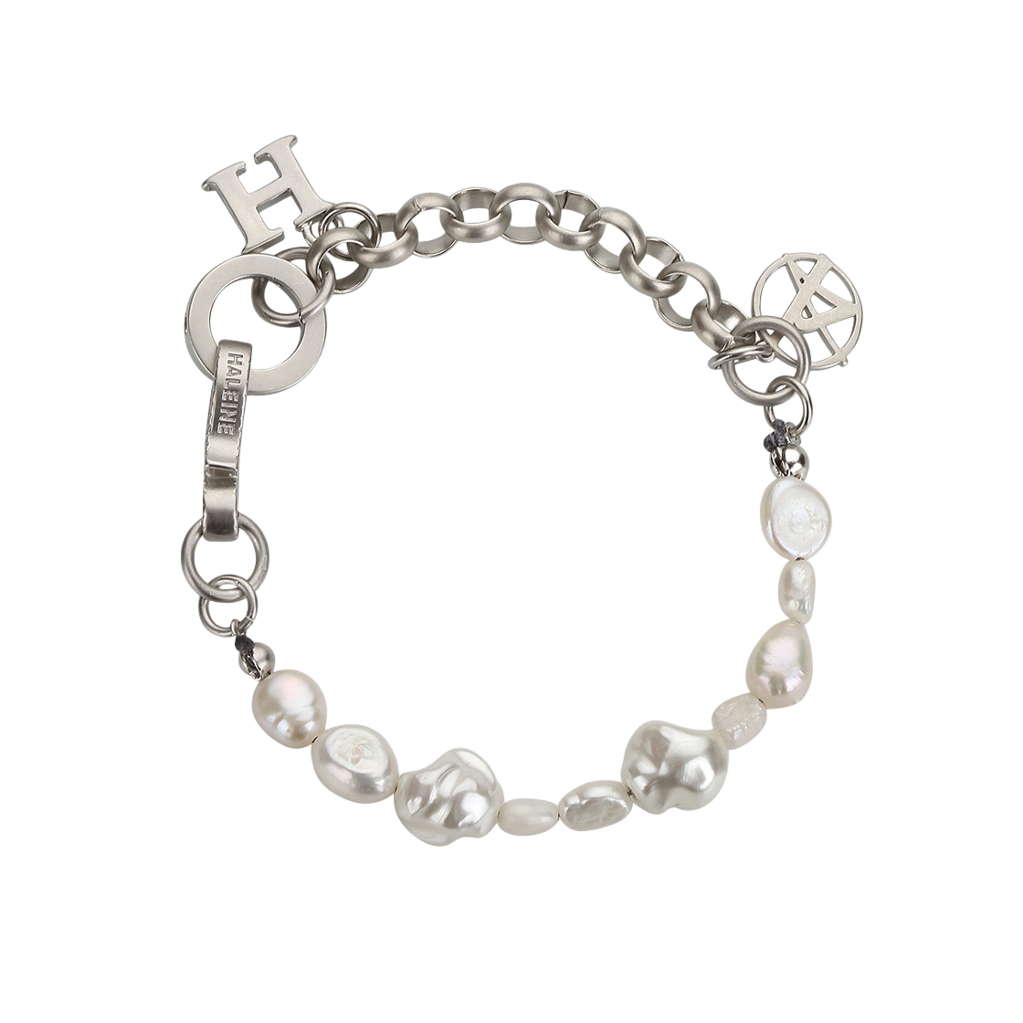 [KREAM 단독] 알렌느 펄 메탈 믹스 브레이슬릿([KREAM 단독] Haleine Pearl Metal Mix Bracelet (VA217))