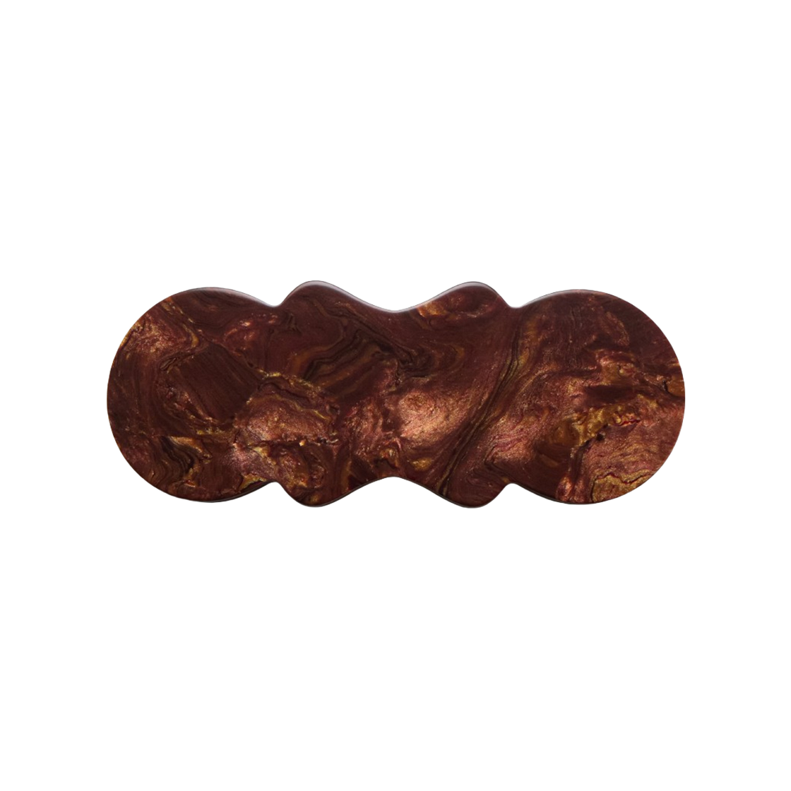 드니니 웨이브 헤어핀 브라운(Dnini Wave Barrette Brown)