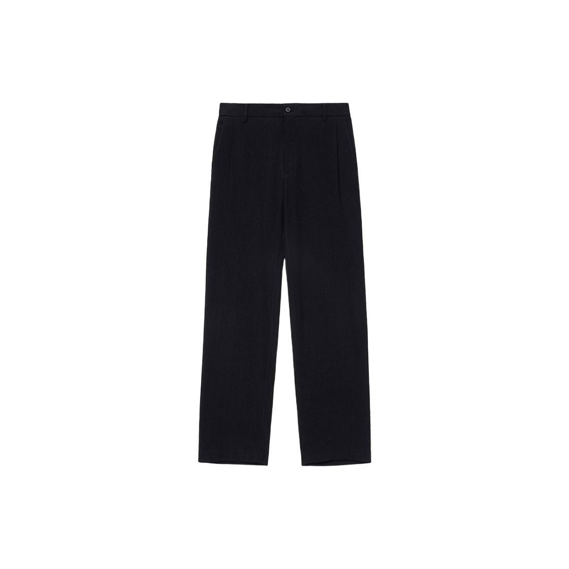 티엔지티 키노시타 테이퍼드핏 시어서커 팬츠 블랙