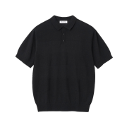 Millo Archive Block Half Collar Knit Black
