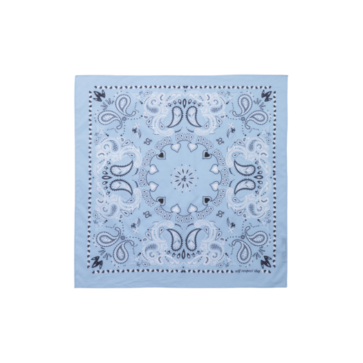 J4AJX24401BUL AMOUPRE Signature Blue Bandana Blue
