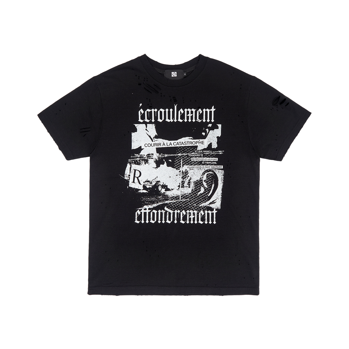 Tシャツ・カットソー [SUNDAYOFFCLUB] Case Number.6 Hand Distressed Short Sleeve SUNDAY OFF CLUB】Case Number.6 Hand Distressed Short Sleeve