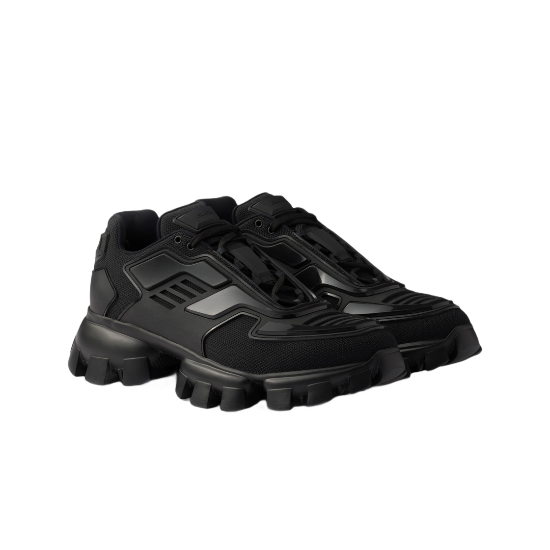 프라다 클라우드버스트 썬더 니트 패브릭 스니커즈 블랙(Prada Cloudbust Thunder Knit Fabric Sneakers Black) - 2