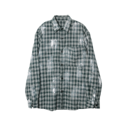 NON FLOOR Painter's Over Shirts Green
