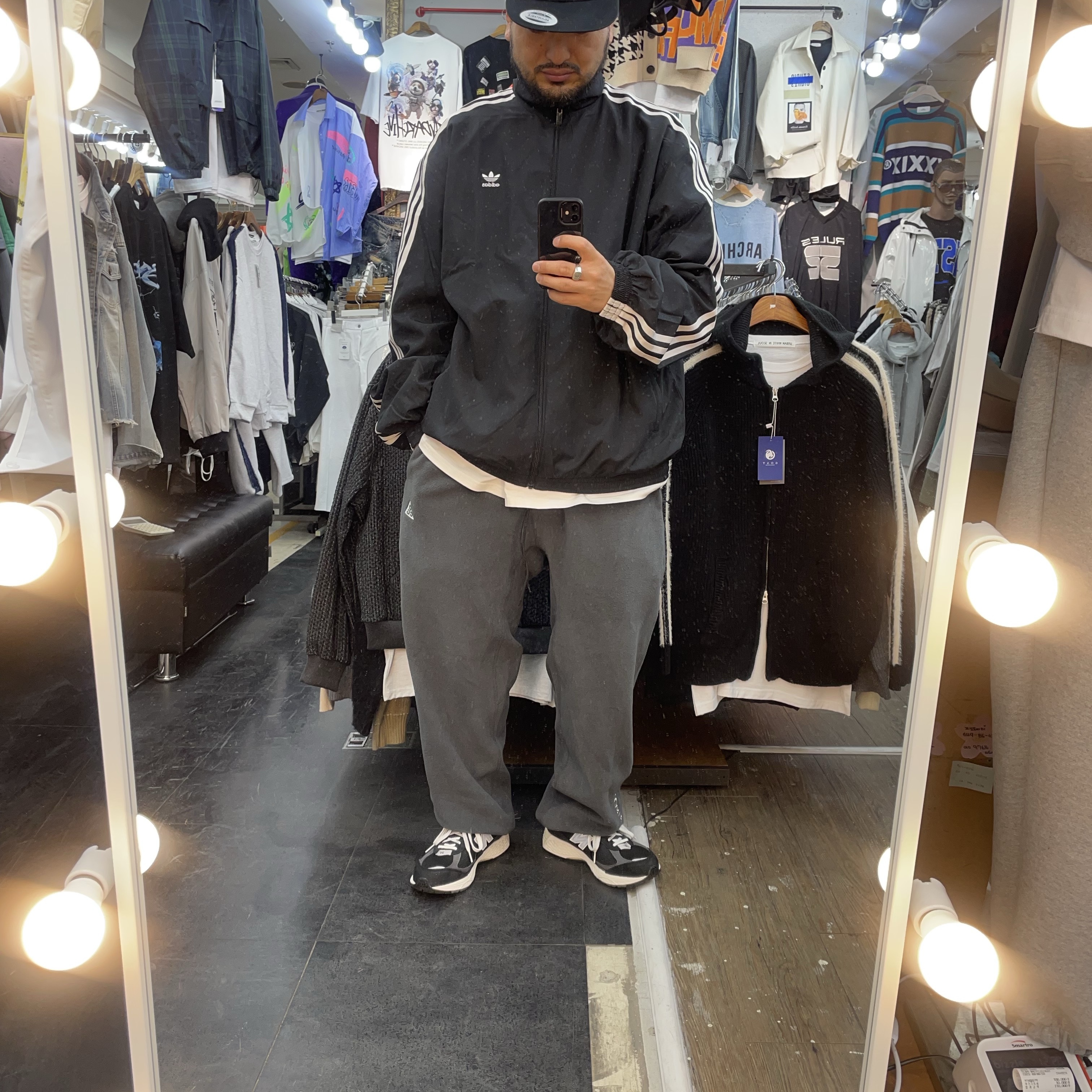 Nike ACG Polartec Wolf Tree Pants Anthracite Black - Asia 착용 스타일