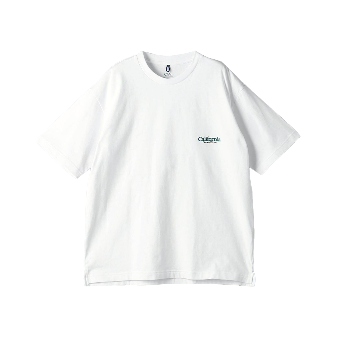 KM5BTSSCG07WT [KREAM 단독] California General Store Organic Cotton Logo Crew Short Sleeve White - 25SS