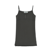 Gyeong Lace Long Sleeveless Charcoal