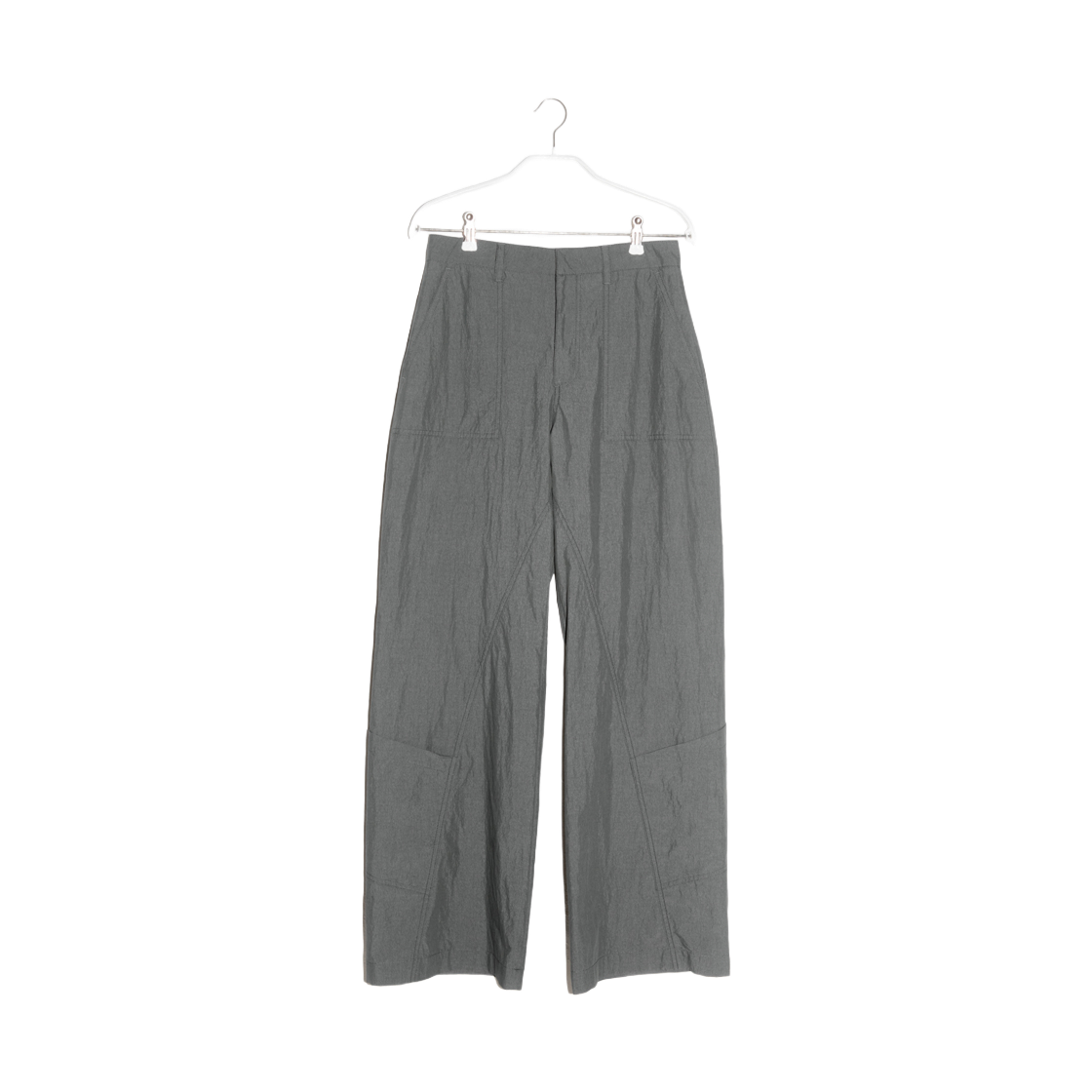 BDSUPT005D/GY En Or Women Baker Wide Pants  Dark Grey