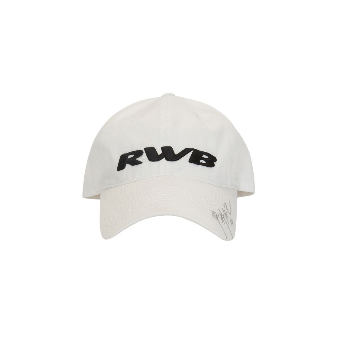 P0000BBP RWB Autograph Cap White