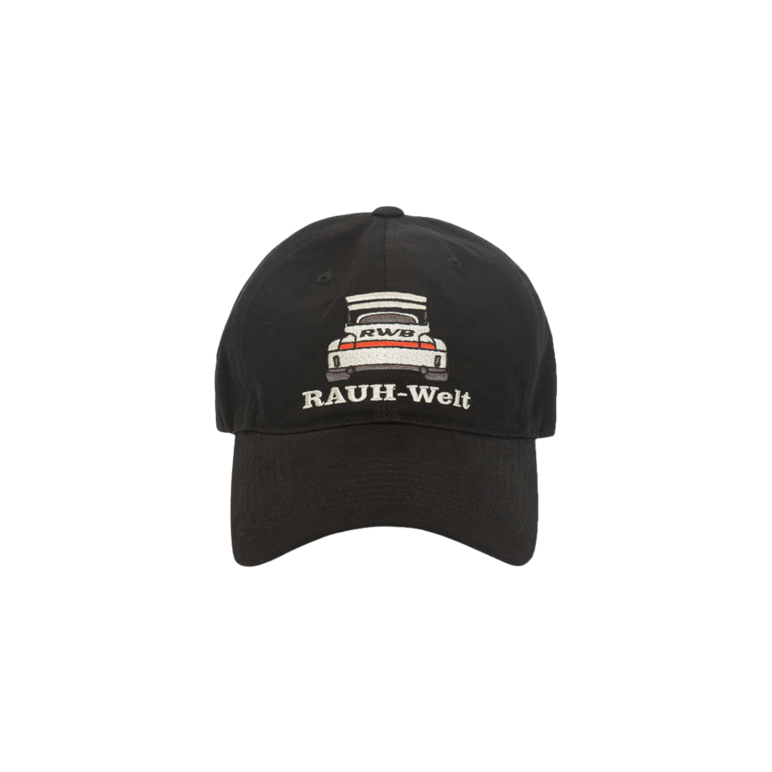 알더블유비 엠브로이드 카 캡 블랙(RWB Embroidery Car Cap Black)