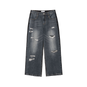 Millo Archive Complete Damage Pants Deep Blue