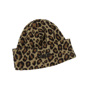 Suade Leopard Beanie Leopard