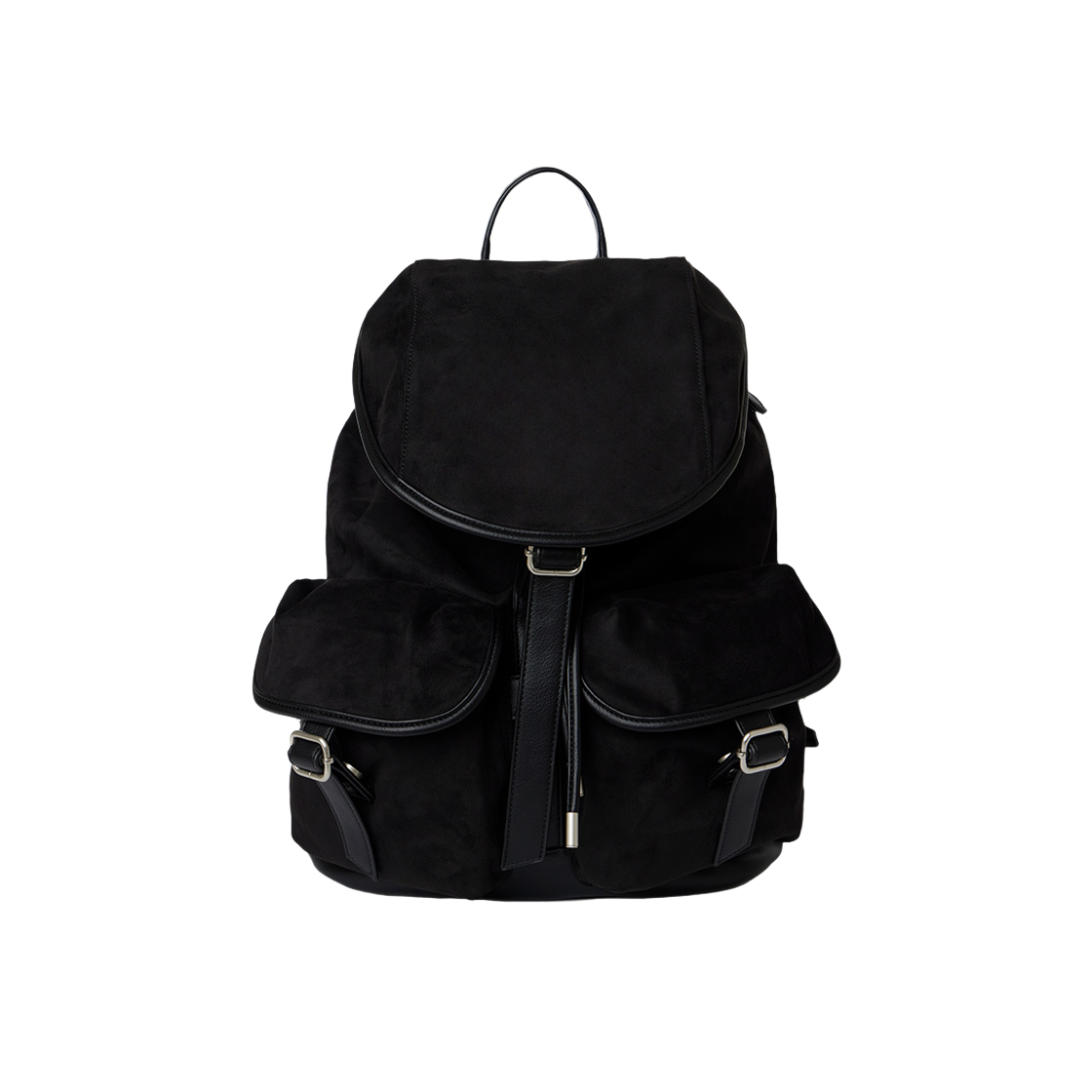 르아브 앨버트 스웨이드 럭색 블랙(LEARVE Albert Suede Rucksack Black)
