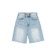 Margarin Fingers Denim Bermuda Pants Light Blue
