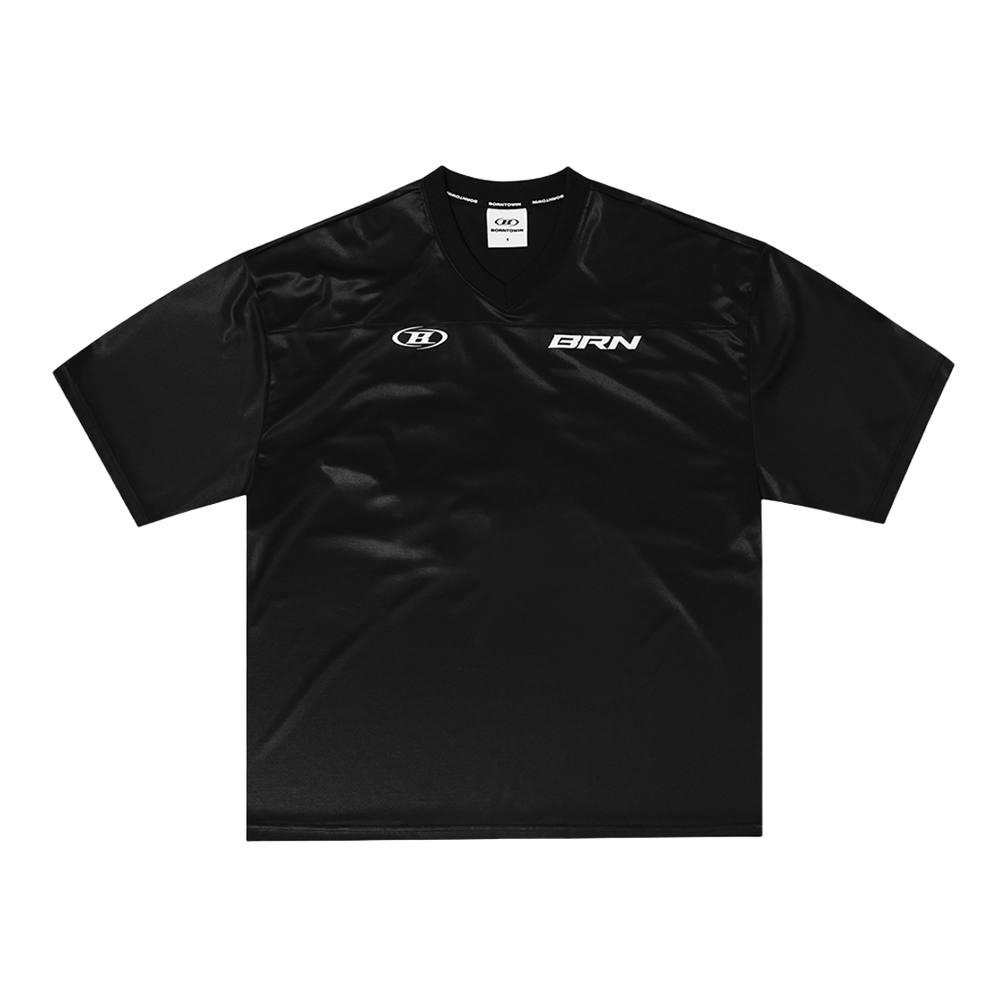 ★2024SS新作★BORN TO WIN★NUMBER 00 RUGBY JERSEY T-SHIRTS 본투윈 넘버 00 럭비 저지 티셔츠 블랙 | BORN TO WIN | KREAM