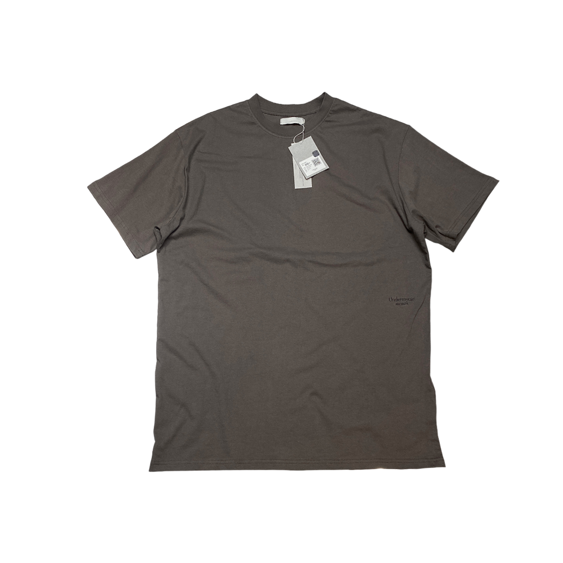 언더마이카 무.13 안티 Fxxking 로고 플레이 레귤러 핏 티셔츠 올리브