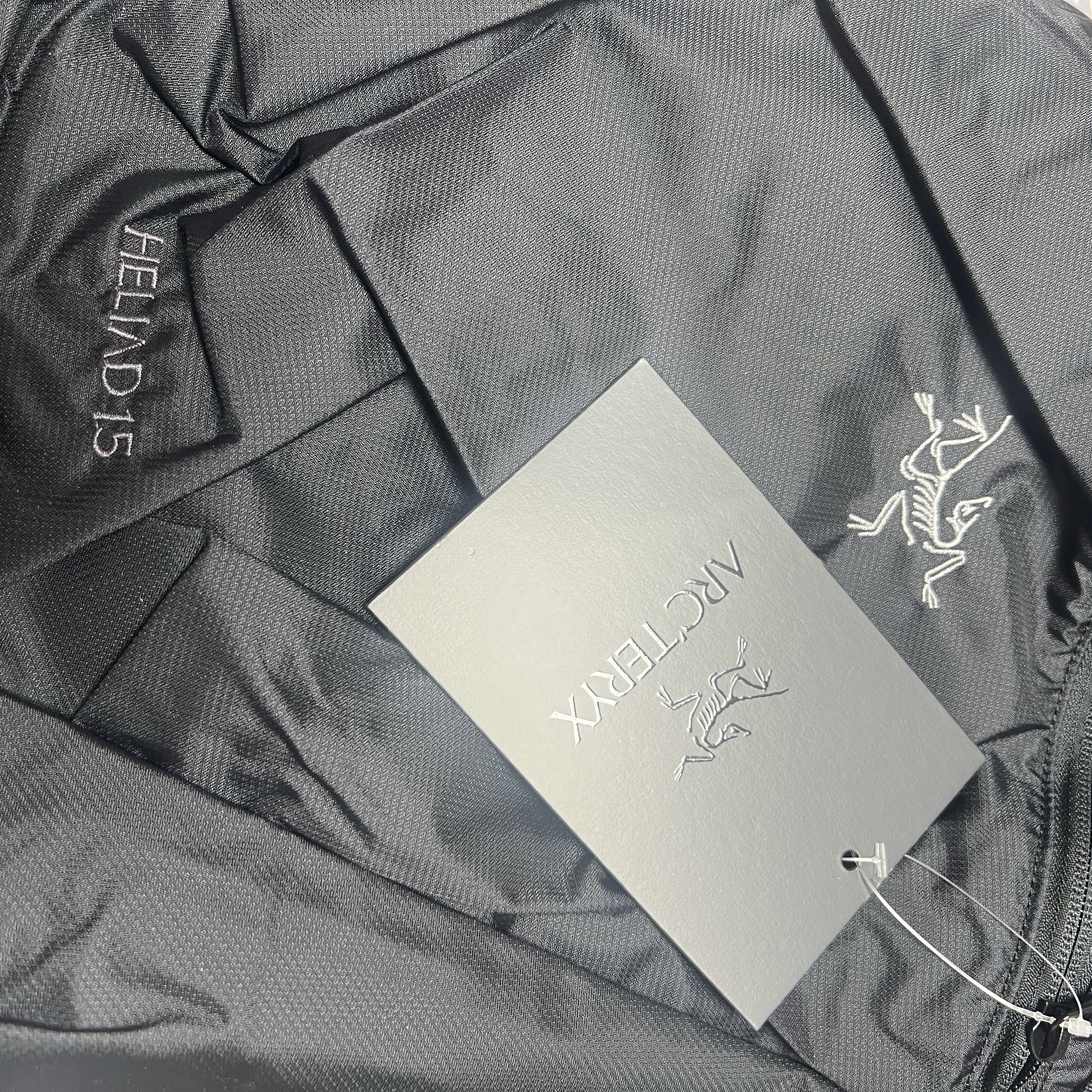 Arc'teryx Heliad 15 Backpack Black 착용 스타일