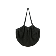 Fillintheblank Fish Crochet Bag Black